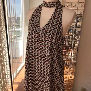 CUTE DRESS Elephant print dresss! SZ Med